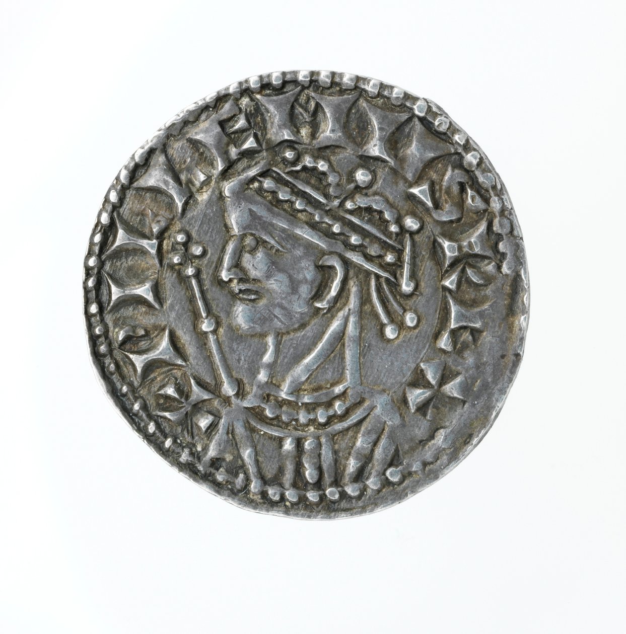 William I (gümüş) saltanatından bir kuruşun ön yüzü by English School