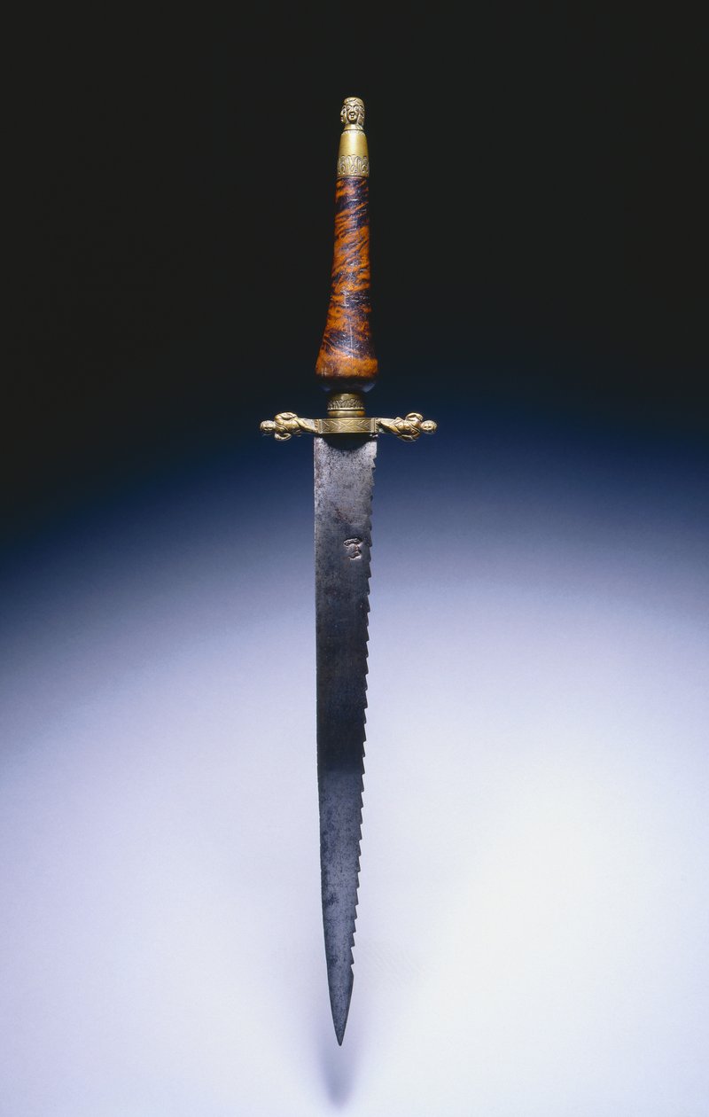 Subay tapası süngüsü, c.1690 (çelik, pirinç ve ahşap) by English School