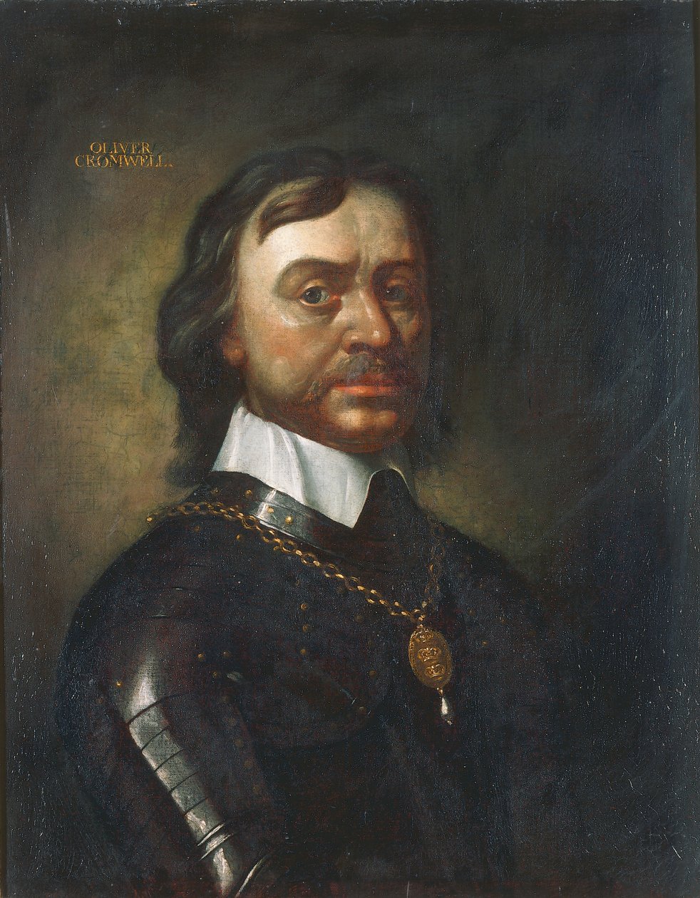 Oliver Cromwell, c.1670-90 (tuval üzerine yağlı boya) by English School