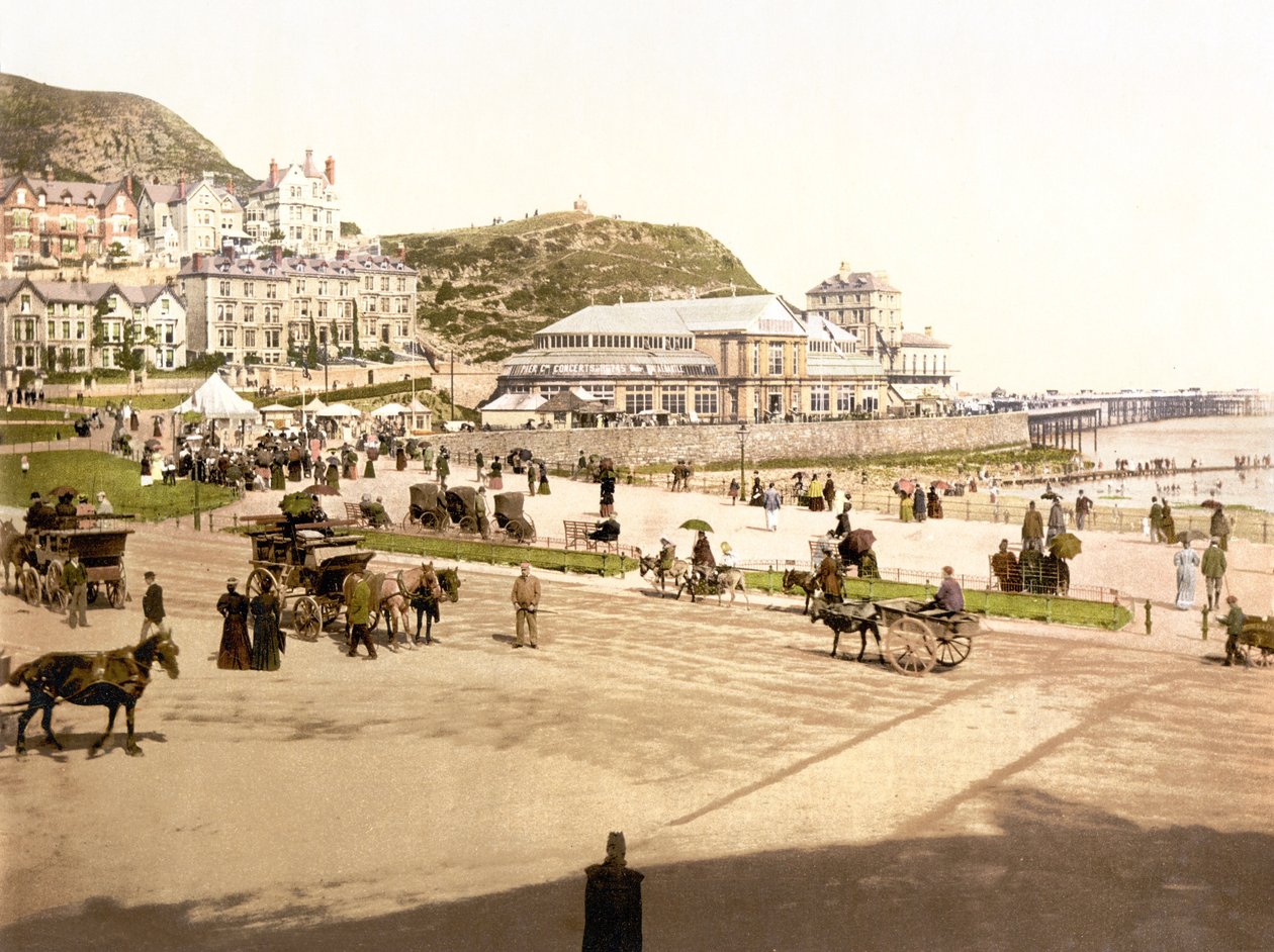 Sahilde, Llandudno (el boyaması fotoğraf) by English School