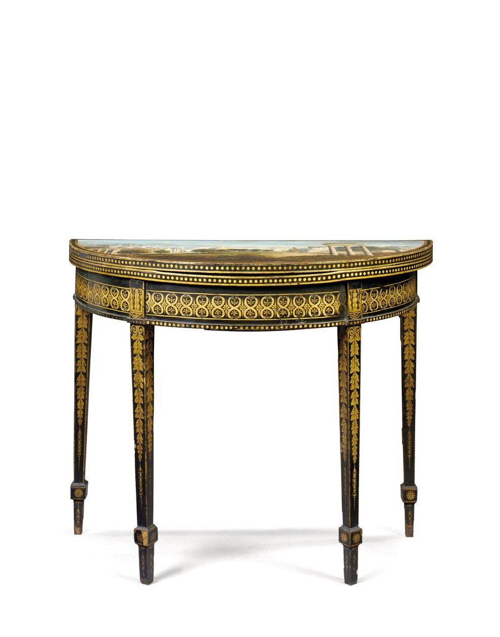 George III çay masasından biri, muhtemelen İrlandalı, c.1780 by English School
