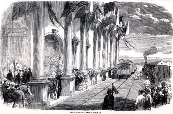 Madras Demiryolunun Açılışı by English School