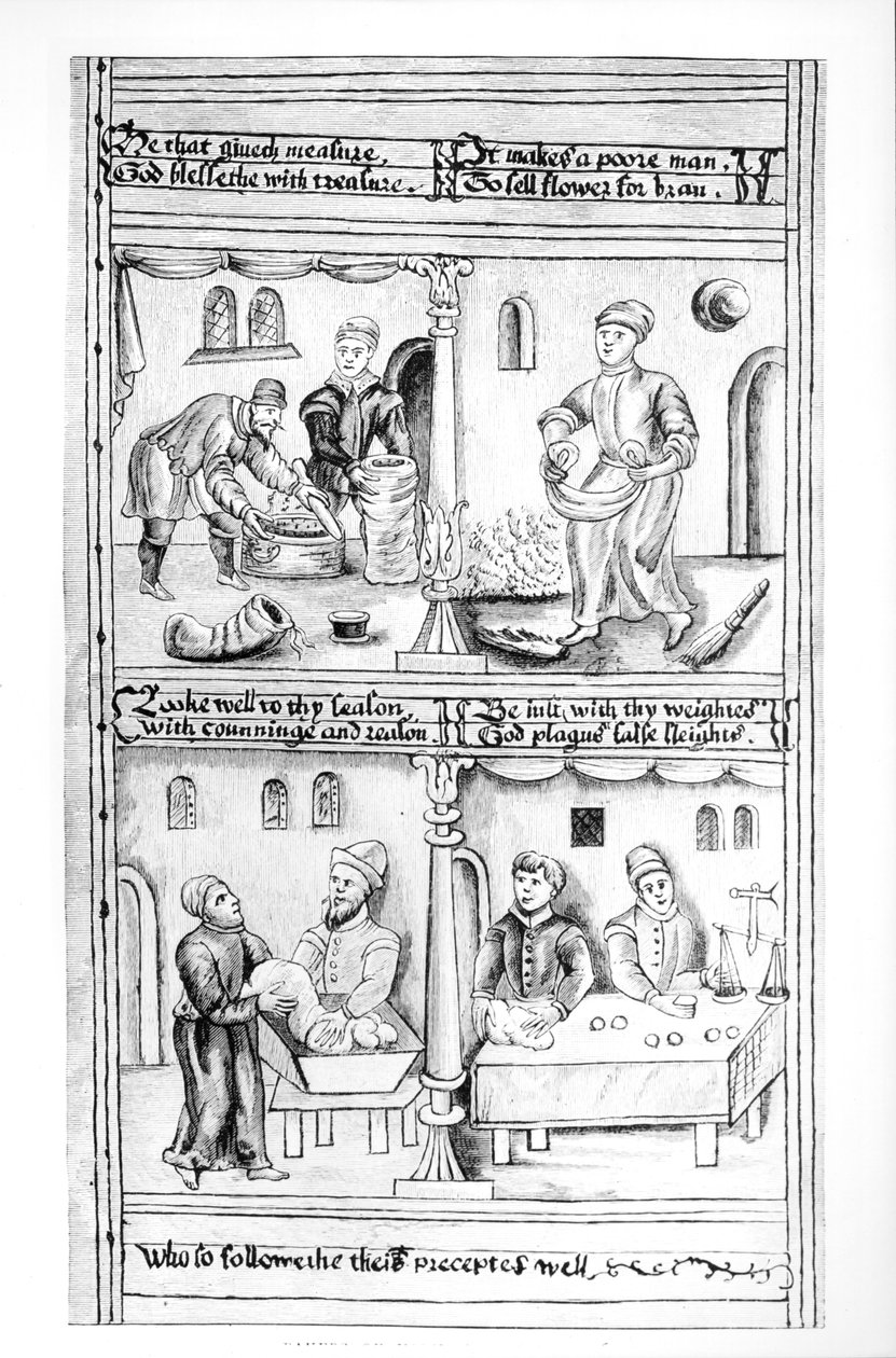 York Fırıncılar Yönetmeliği, 1595-96 by English School