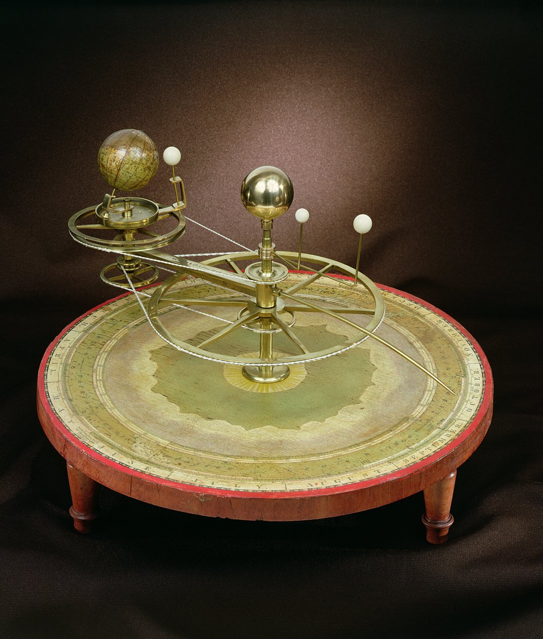 Orrery, Newton & Co., Londra, 19. yüzyılın başlarında yapılmış (pirinç) by English School