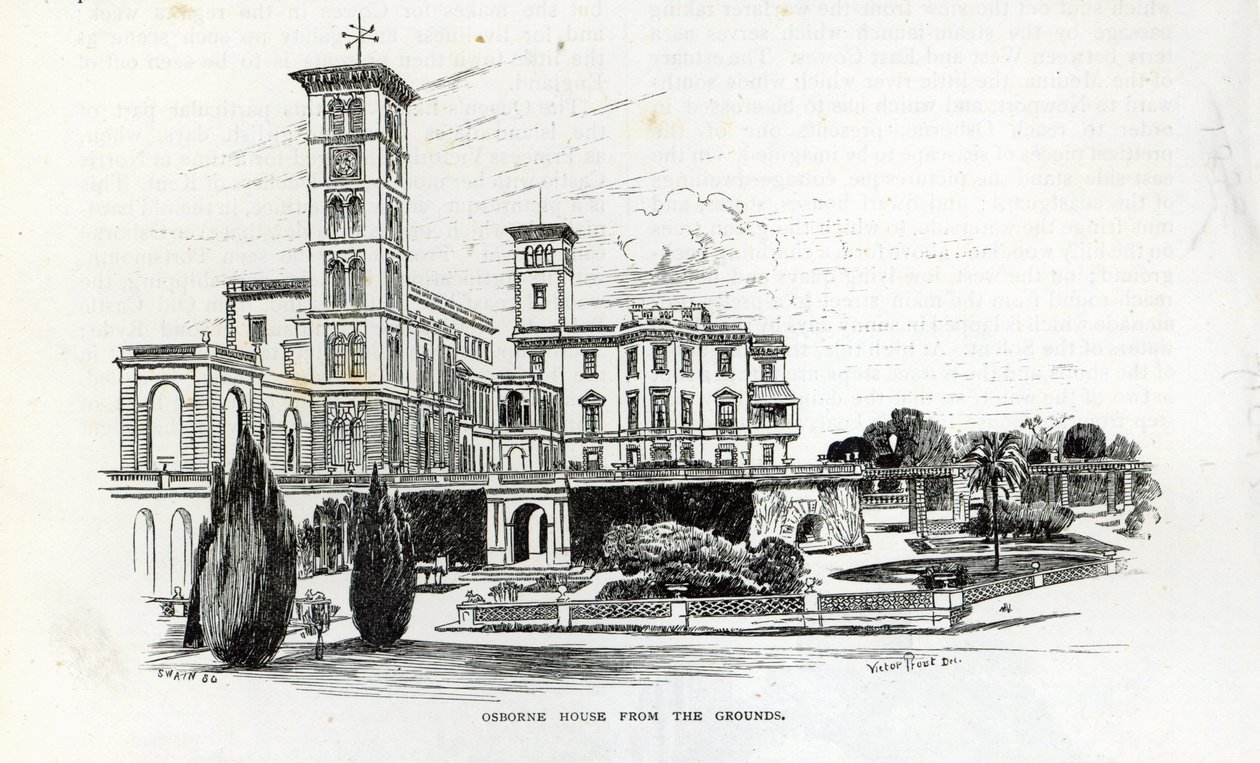 Osborne House from the Ground, 