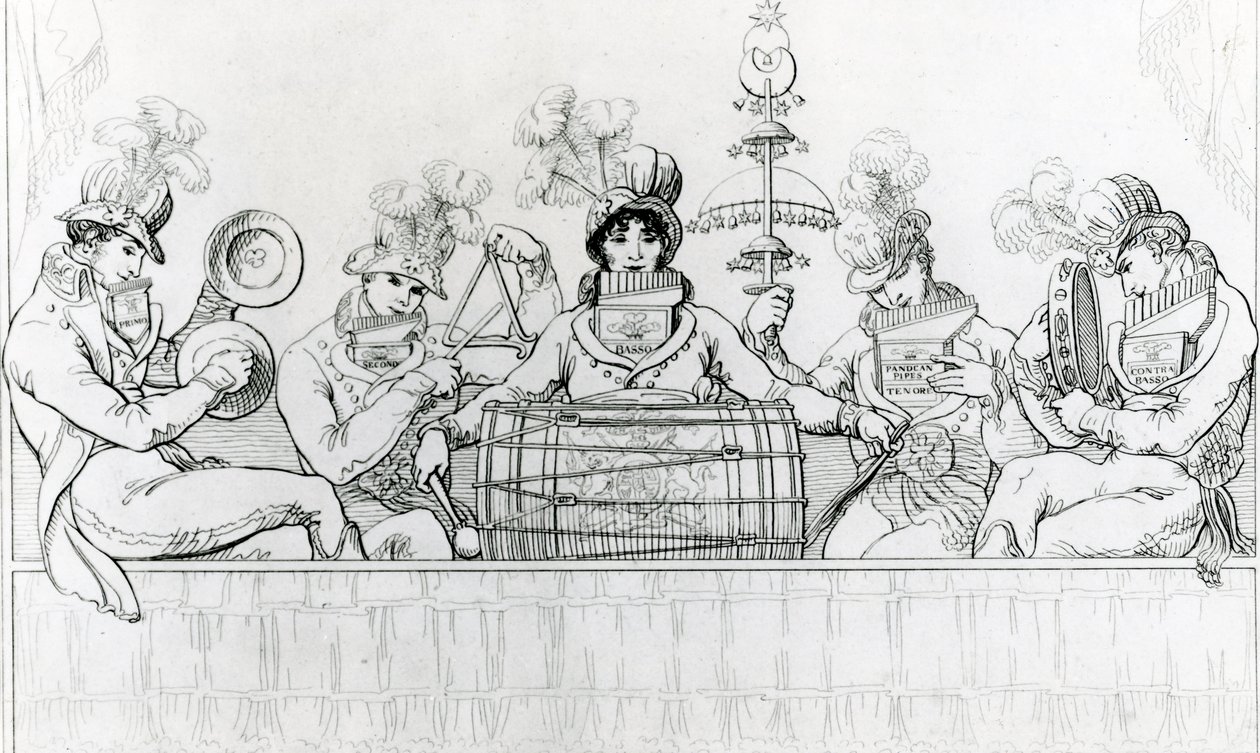 Padean Minstrels Vauxhall Gardens, Londra