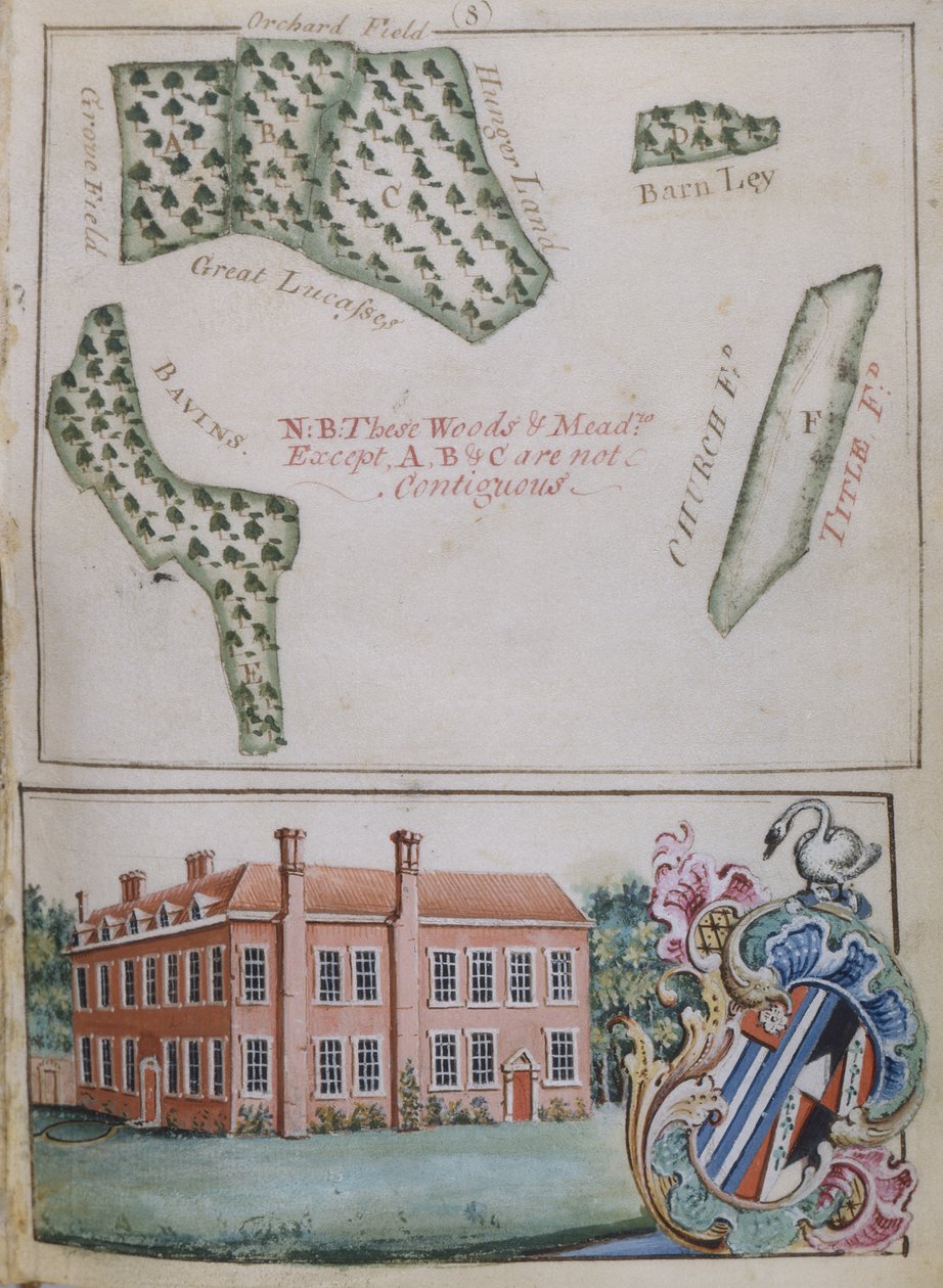 Sayfa 8, A Survey of the Estate of the Estate of John Plampin, Av., 1774
