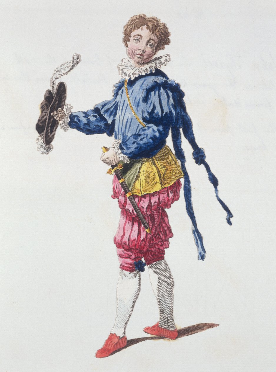 Edward VI Saltanatı sırasında Saray'da Pageboy by English School
