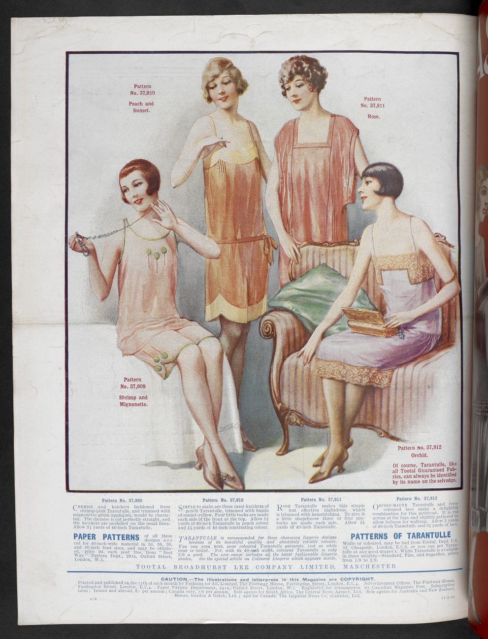 Eşofman, külot, pantolon ve atlet için kağıt desenler, Herkes için moda, Ekim by English School