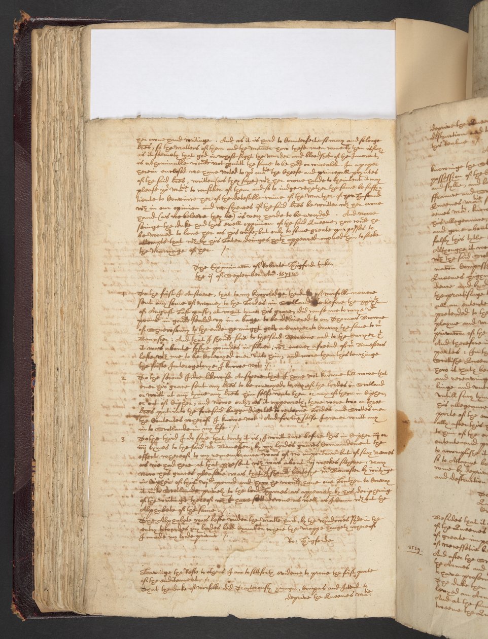 Mary Queen of Scots ile ilgili makaleler, Harley MS 290 f.115v, c.1550-1650 (kağıt üzerine kalem ve mürekkep) by English School