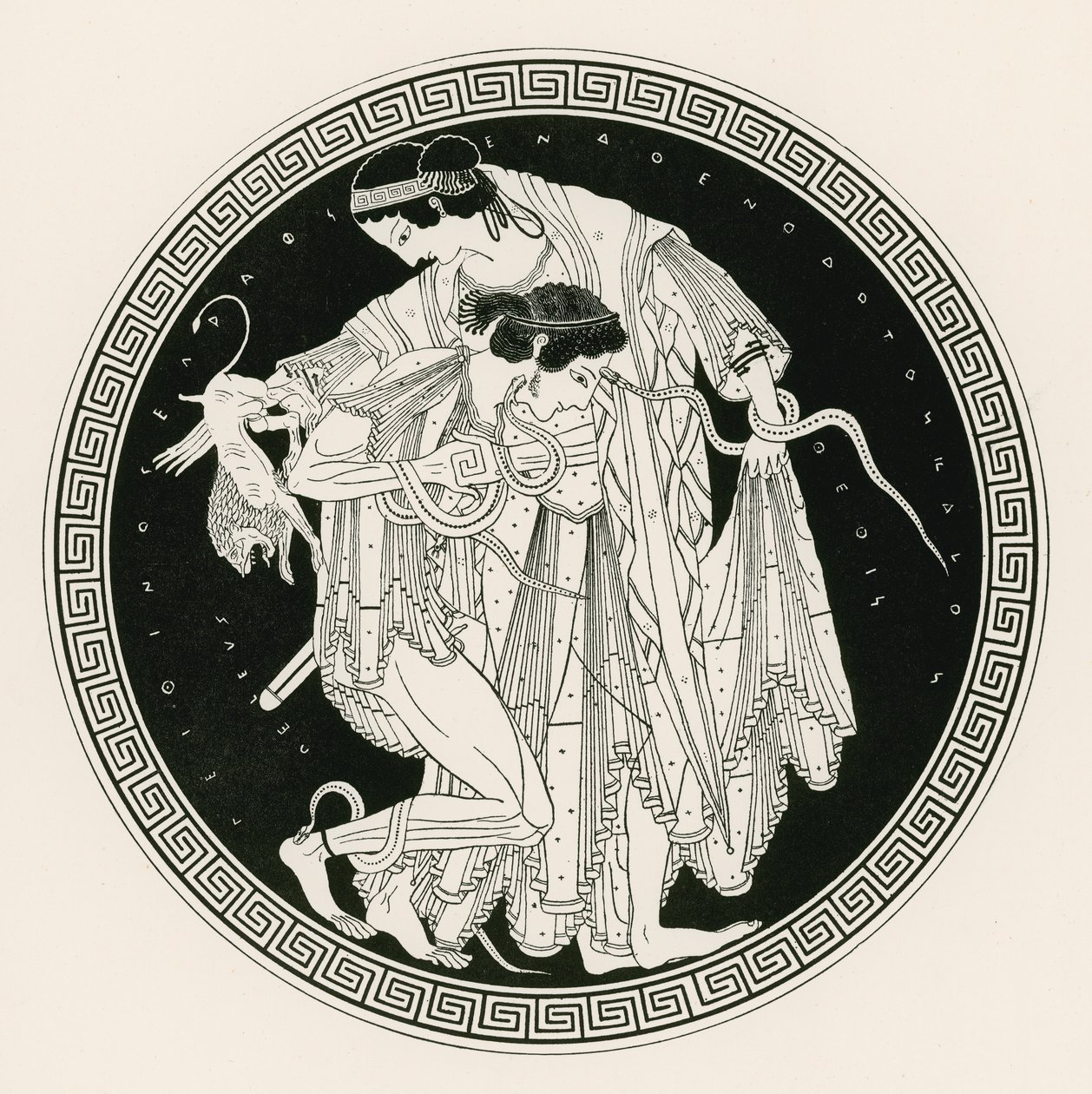 Peleus ve Thetis (gravür) by English School