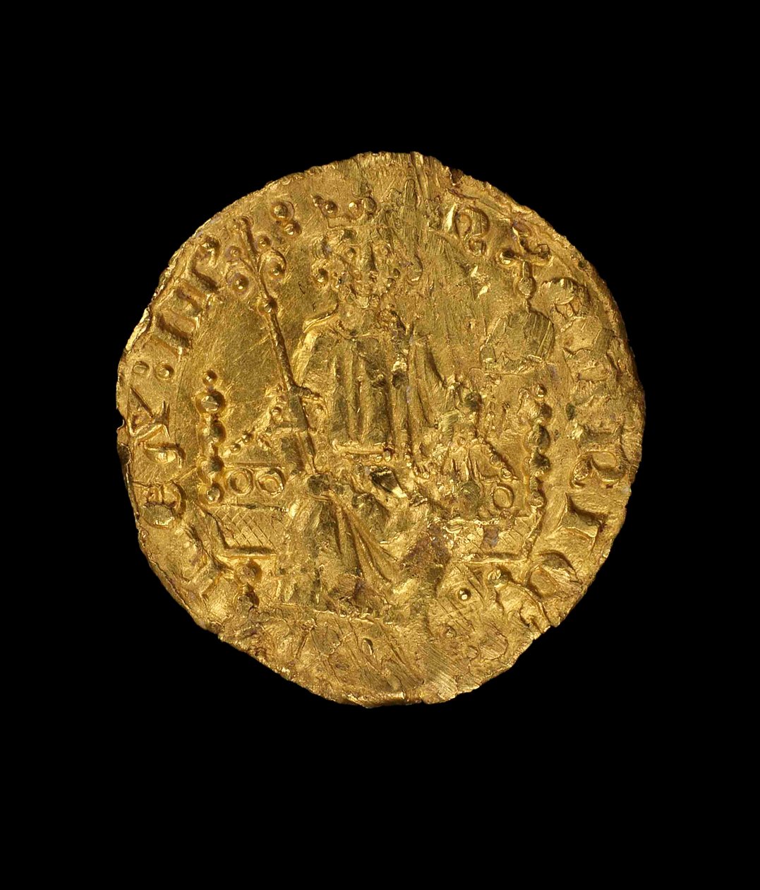 Penny of King Henry III, 1257-58 (altın) (ayrıca bkz. 429894) by English School
