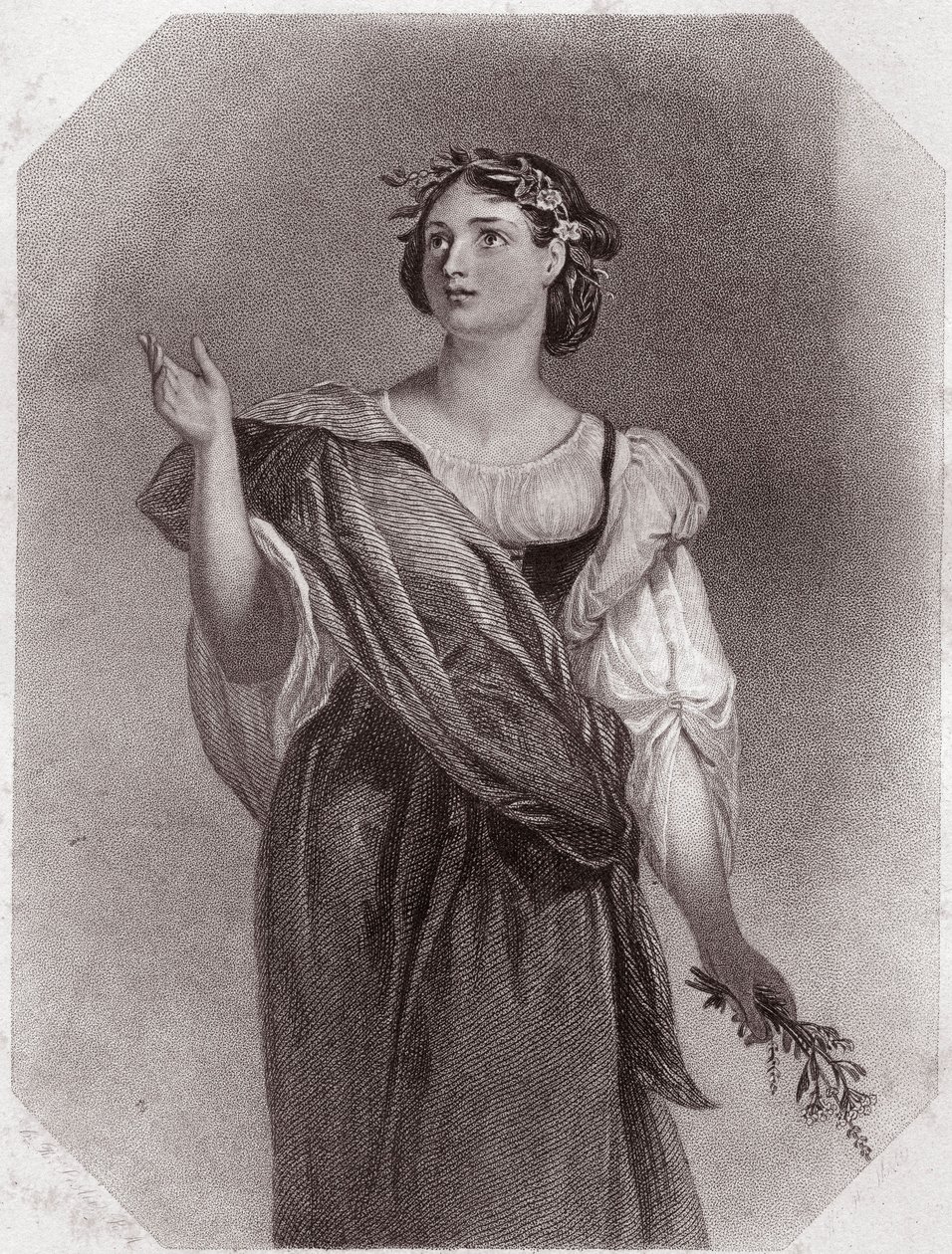 Perdita (Kış Masalı) - (Kış Masalı) içinde - “” Shakespeare Kadın Galerisi, erken Londra sanatçıları tarafından eleştirel ve edebi notlarla zenginleştirilmiş kırk beş ciddi portre koleksiyonu””” yaklaşık 1838 - “” Galerisi