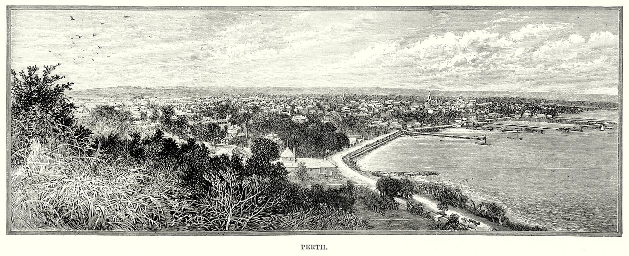 Perth (gravür) by English School