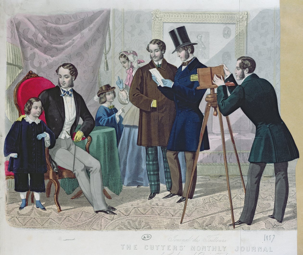 Fotoğraf Oturumu, 1857 by English School