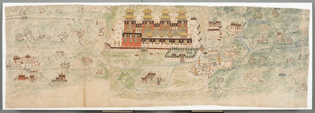 7 bölümden oluşan Orta Tibet