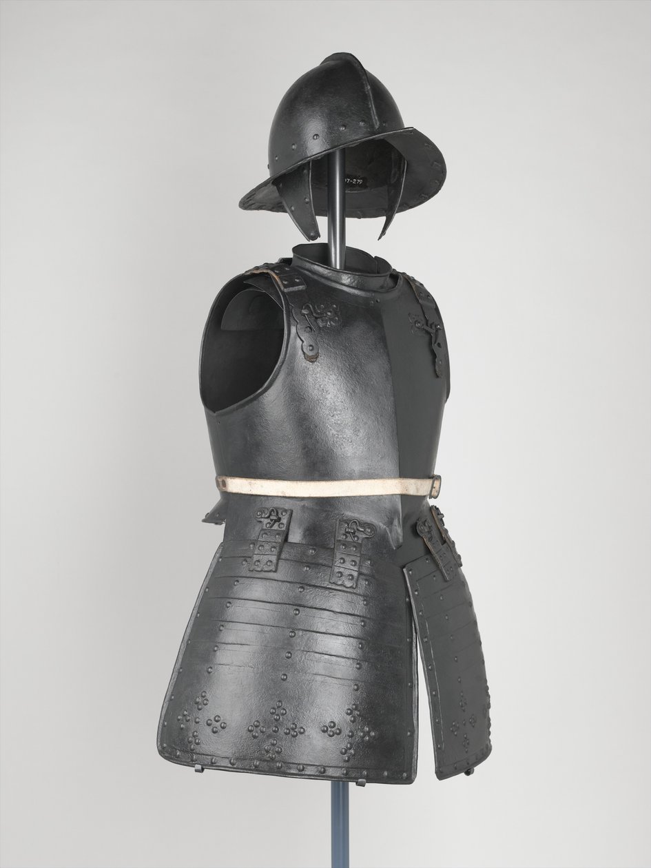 Pikeman'ın göğüs plakası, c.1630-40 (metal) by English School