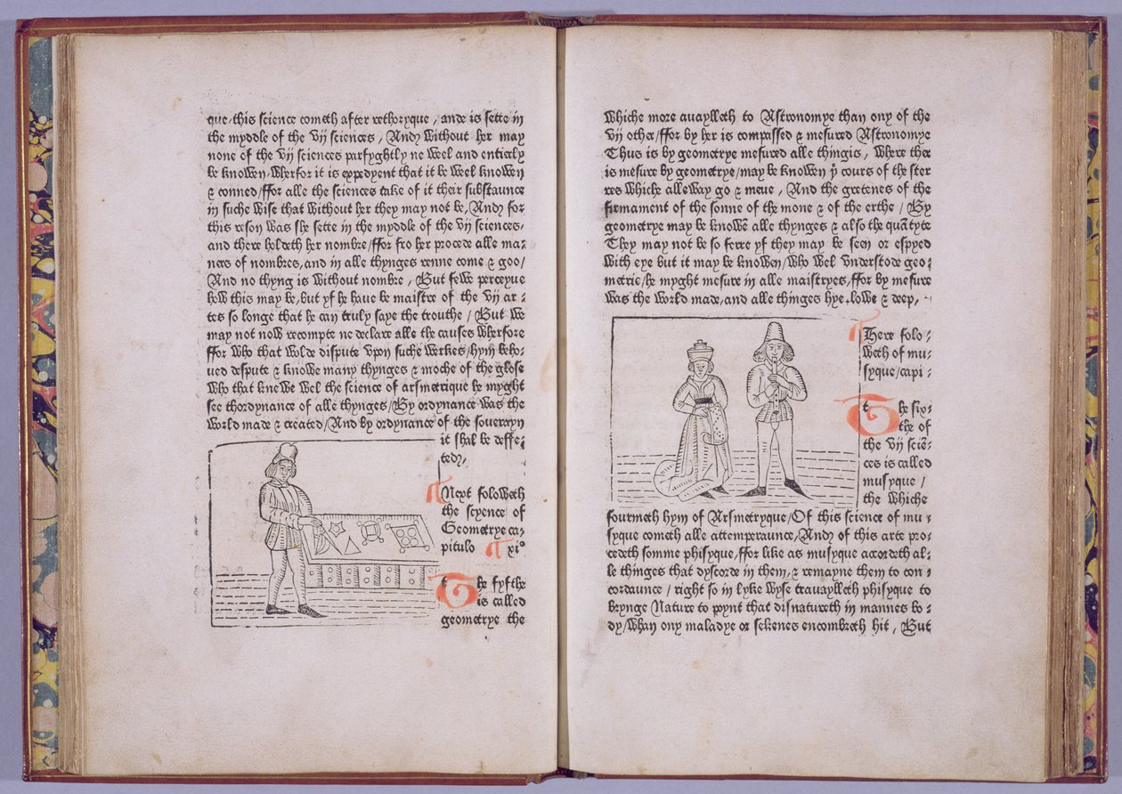 Levha C5v-C6r, William Caxton, 1481 tarafından yazılan 