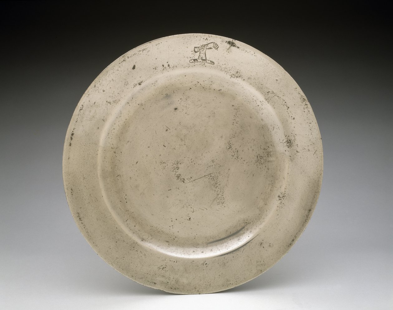 Plaka, ç. 1750 (kalay) by English School