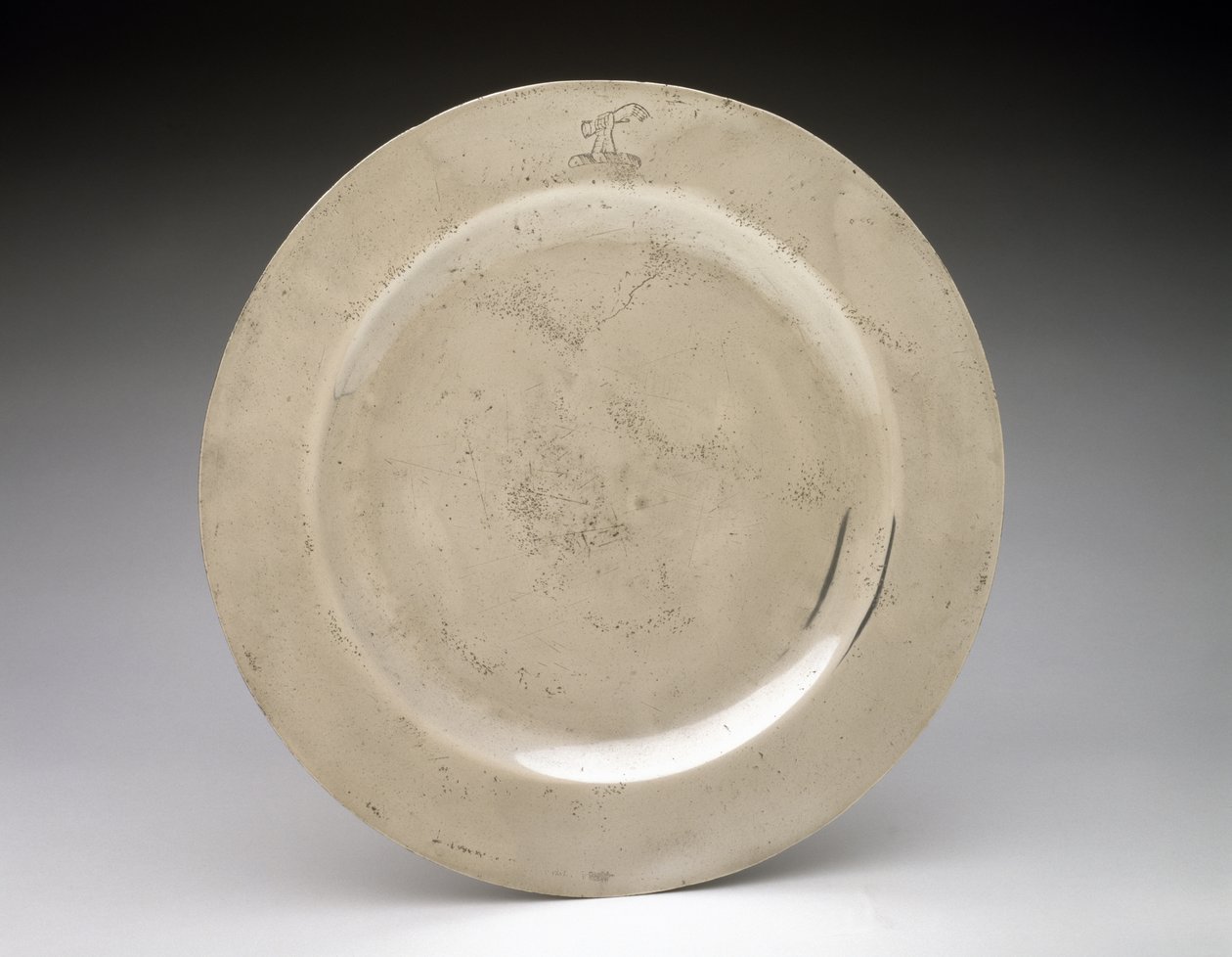 Plaka, ç. 1750 (kalay) by English School