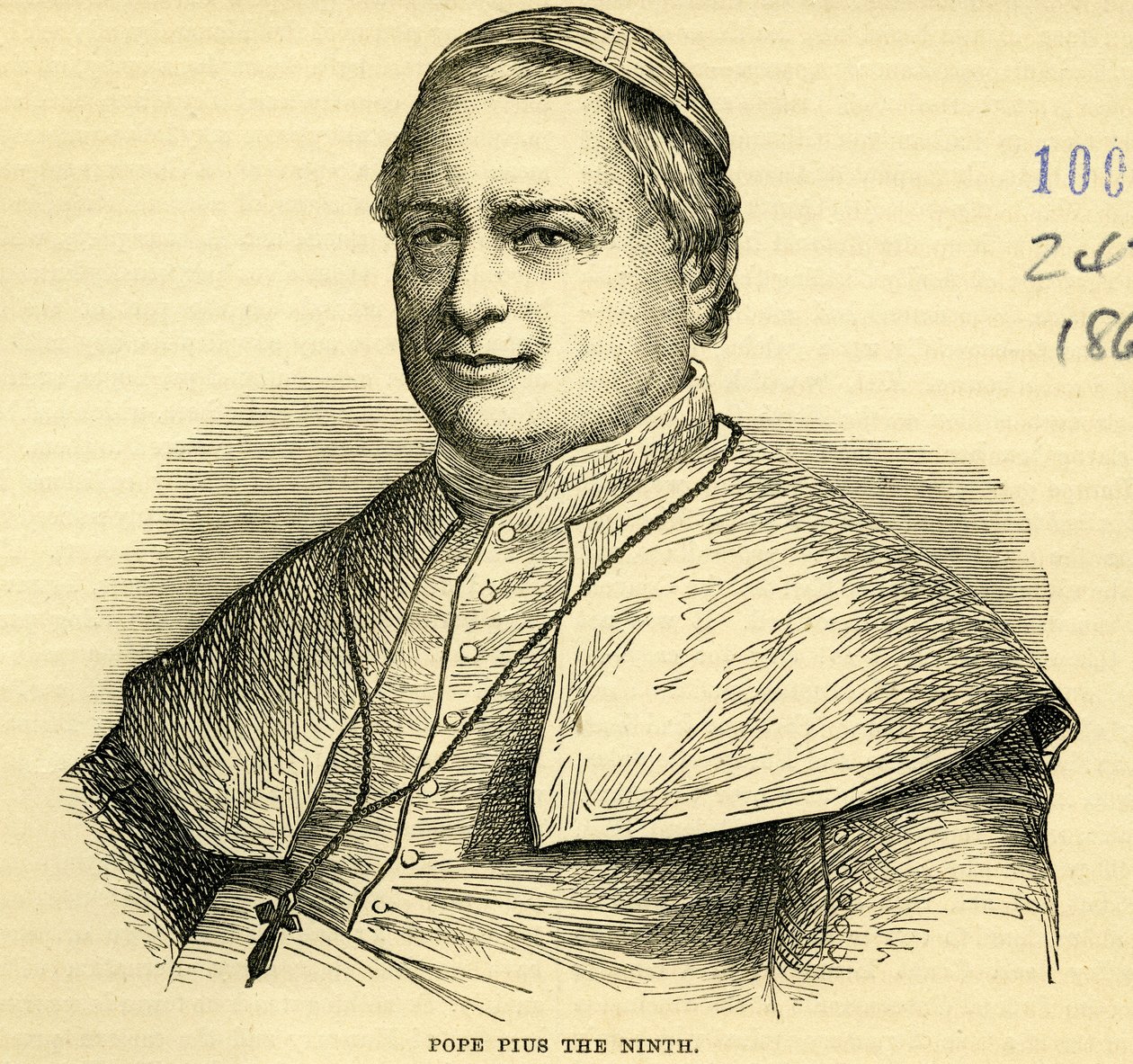Papa Pius IX (gravür) by English School