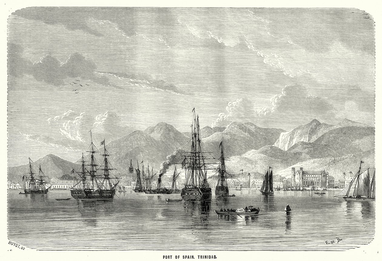 İspanya Limanı. Trinidad (gravür) by English School