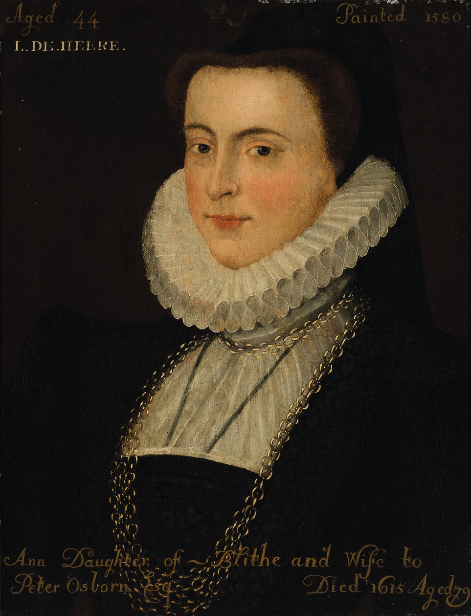 Bir Anne Blythe Portresi by English School