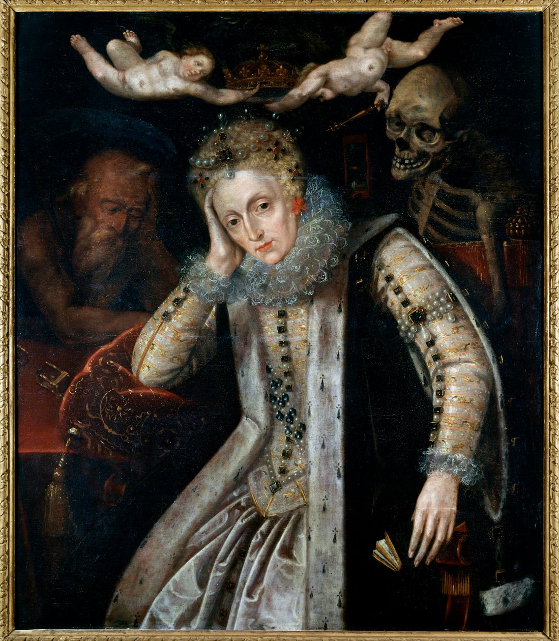 Hayatının sonuna doğru İngiltere Kraliçesi (1533 - 1603) Elizabeth Iere