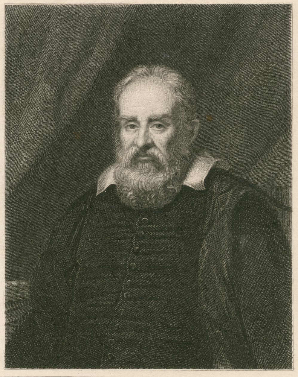 Galileo Galilei'nin Portresi by English School