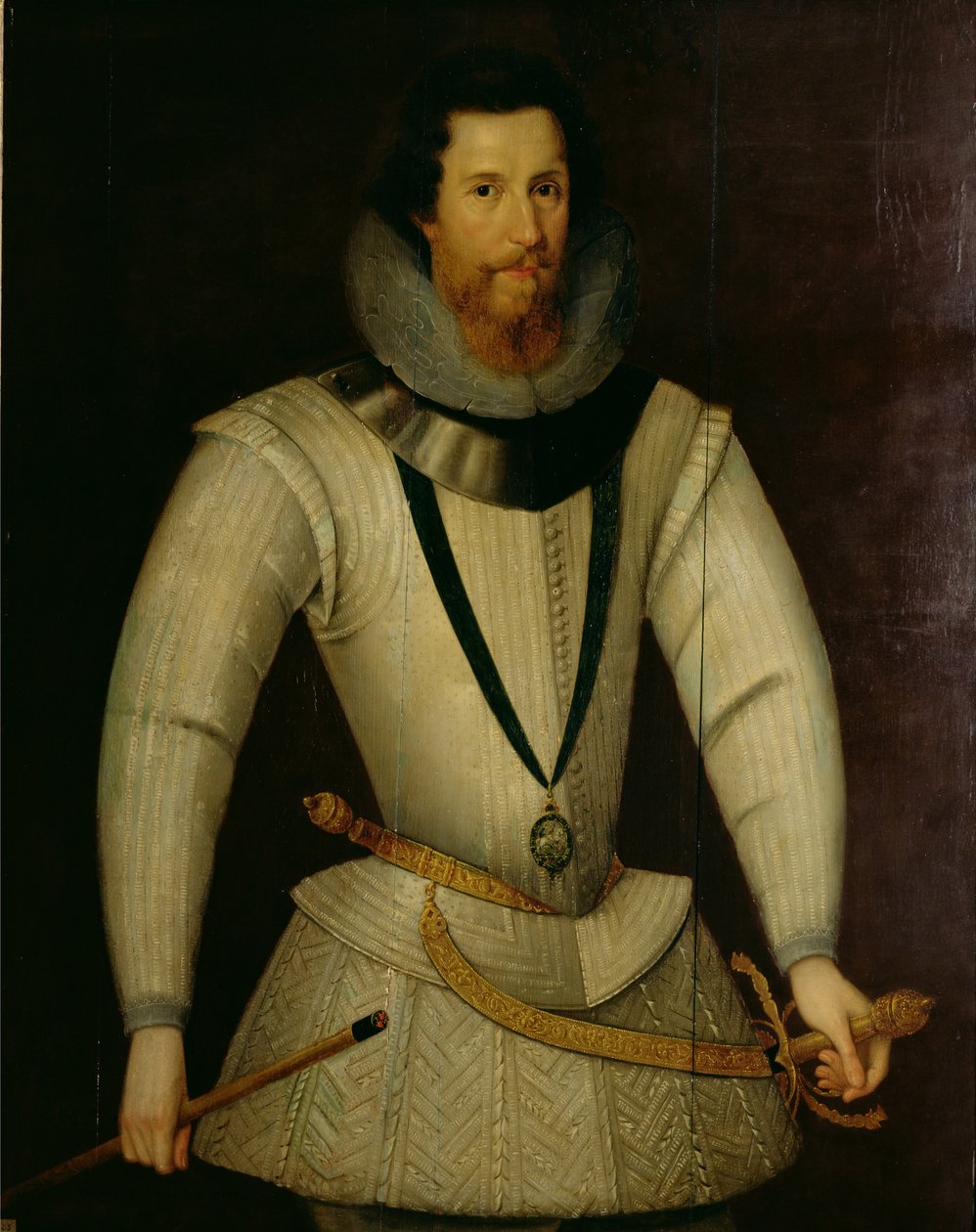 Robert Devereux, Essex Kontu (1566-1601) portresi by English School