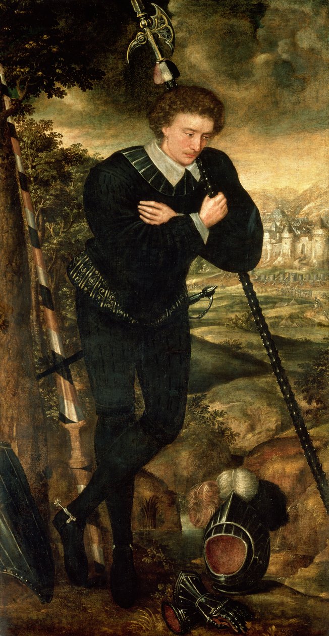 Geleneksel olarak Sir Robert Sidney olarak tanımlanan bir Beyefendinin Portresi by English School