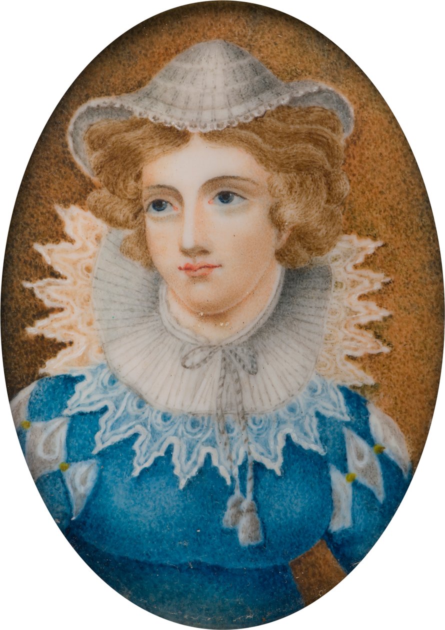 İskoç Kraliçesi Mary Olduğu Söylenen Bir Hanımefendinin Portresi, 1800-99 dolayları (tuval üzerine yağlı boya) by English School