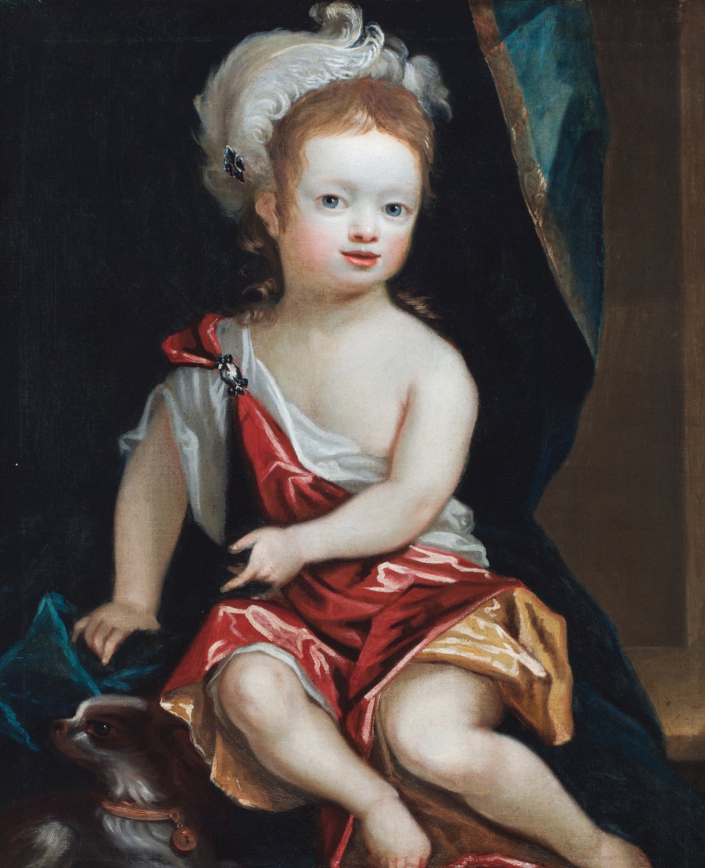 Bir çocuğun portresi by English School