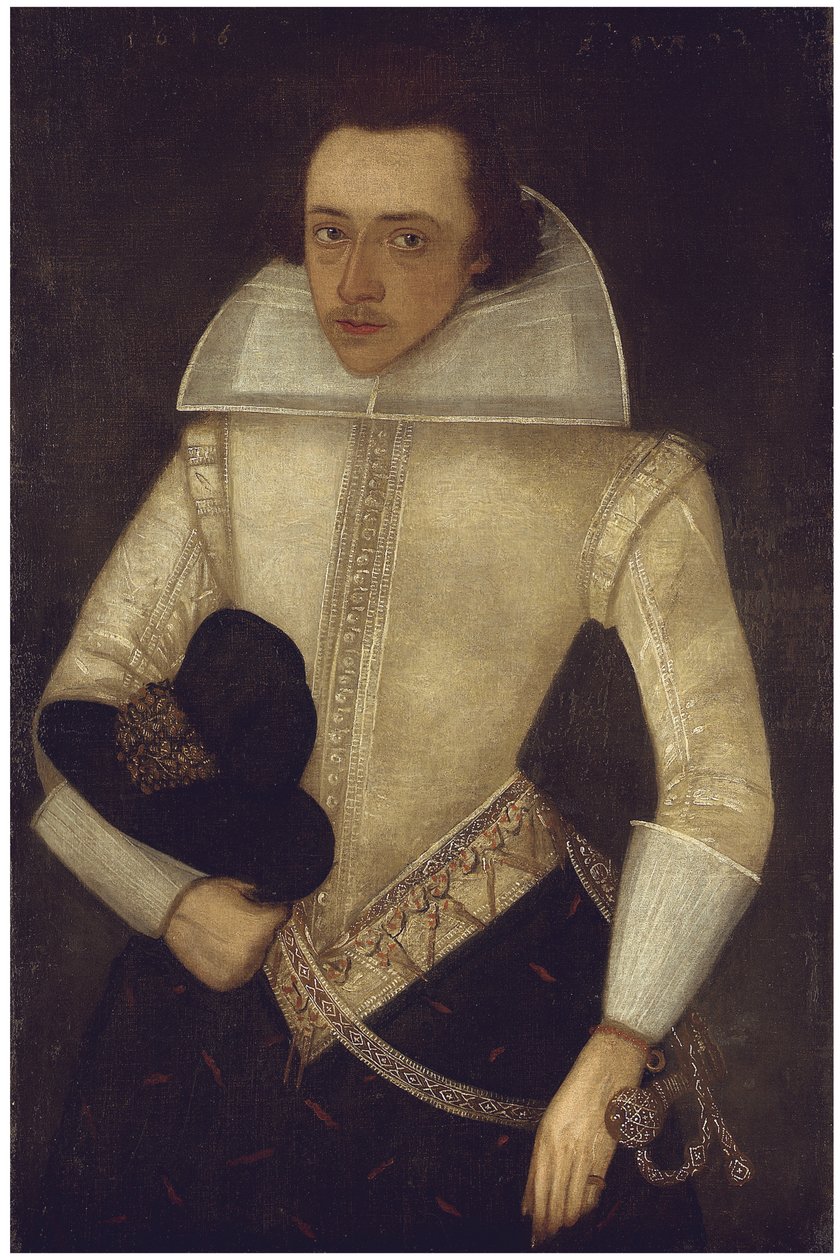22 yaşında bir beyefendinin portresi, 1616 by English School