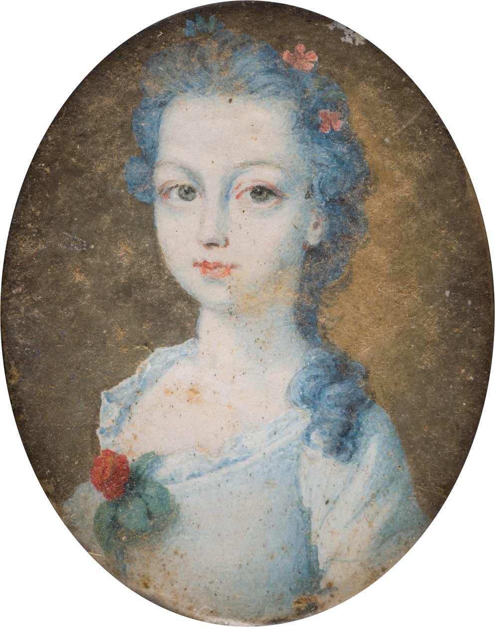 Bir bayanın portresi, muhtemelen Margaret, Cork Kontesi (1710-1758), c.1705-58 (tuval üzerine yağlı boya) by English School