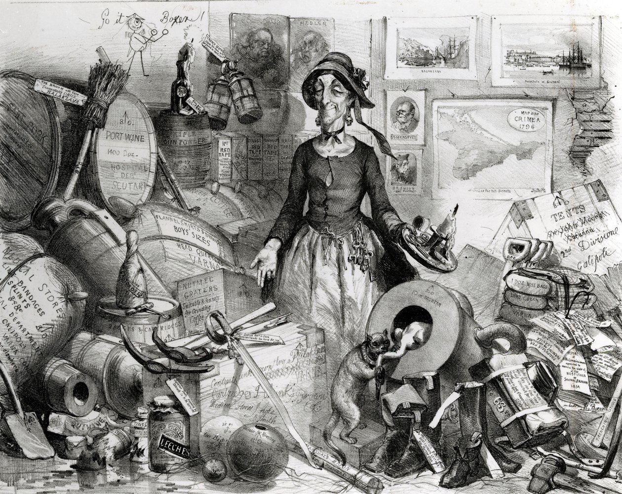 Hayranlarına saygıyla adanan Ünlü Kadın(lar)ın Portresi, 1855 by English School