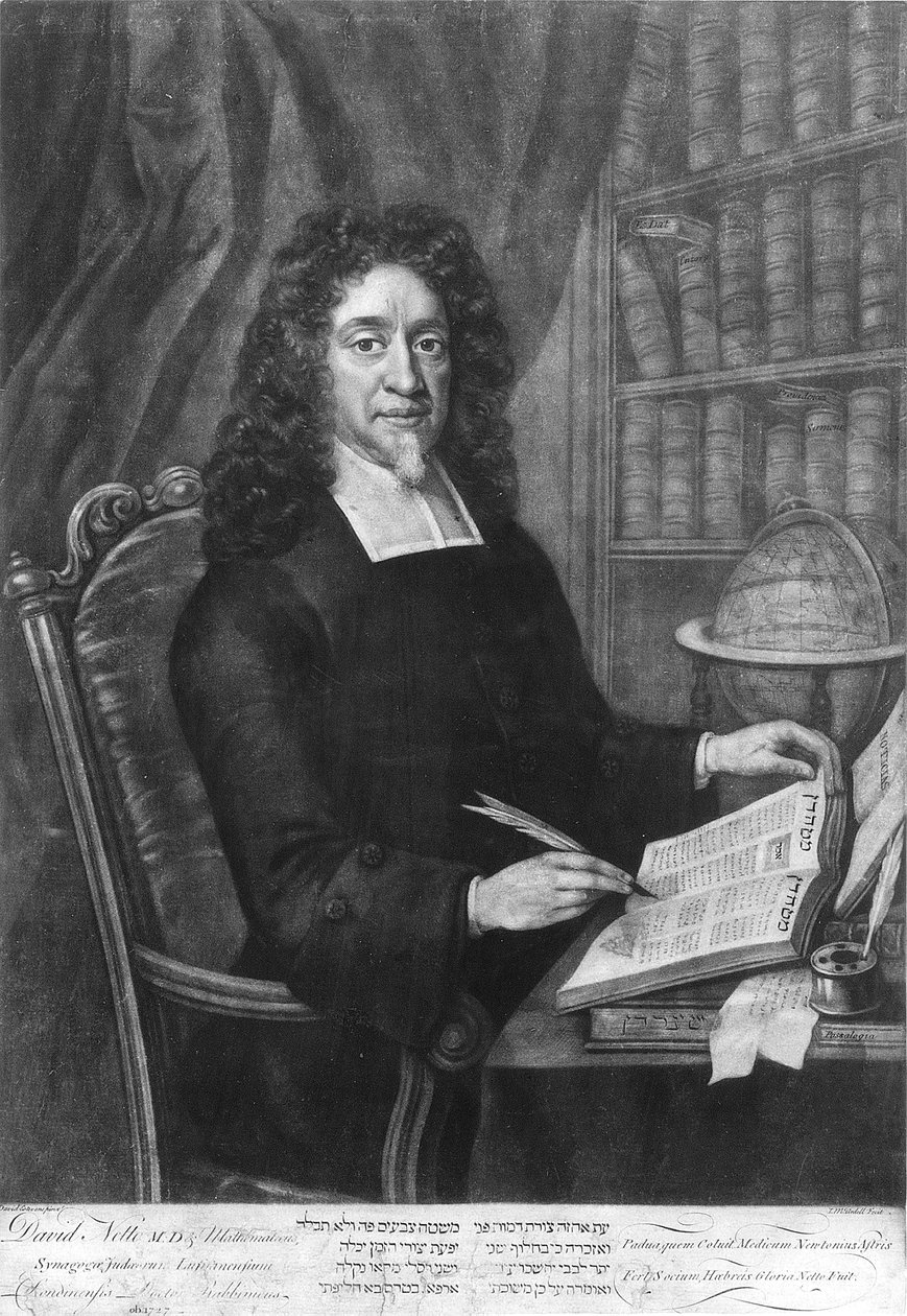 Haham David Nieto'nun portresi by English School
