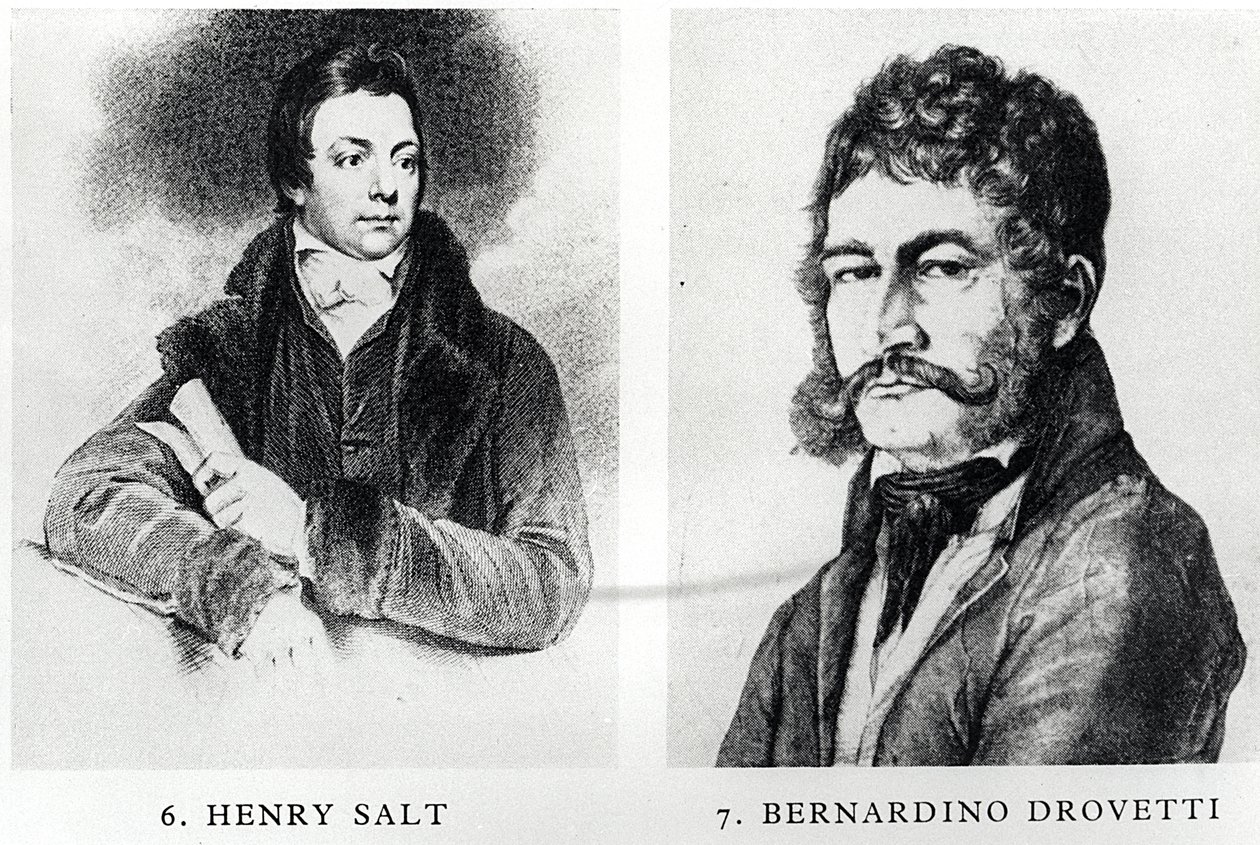 Henry Salt (1780-1827) ve Bernardino Drovetti (1776-1852) Portreleri by English School