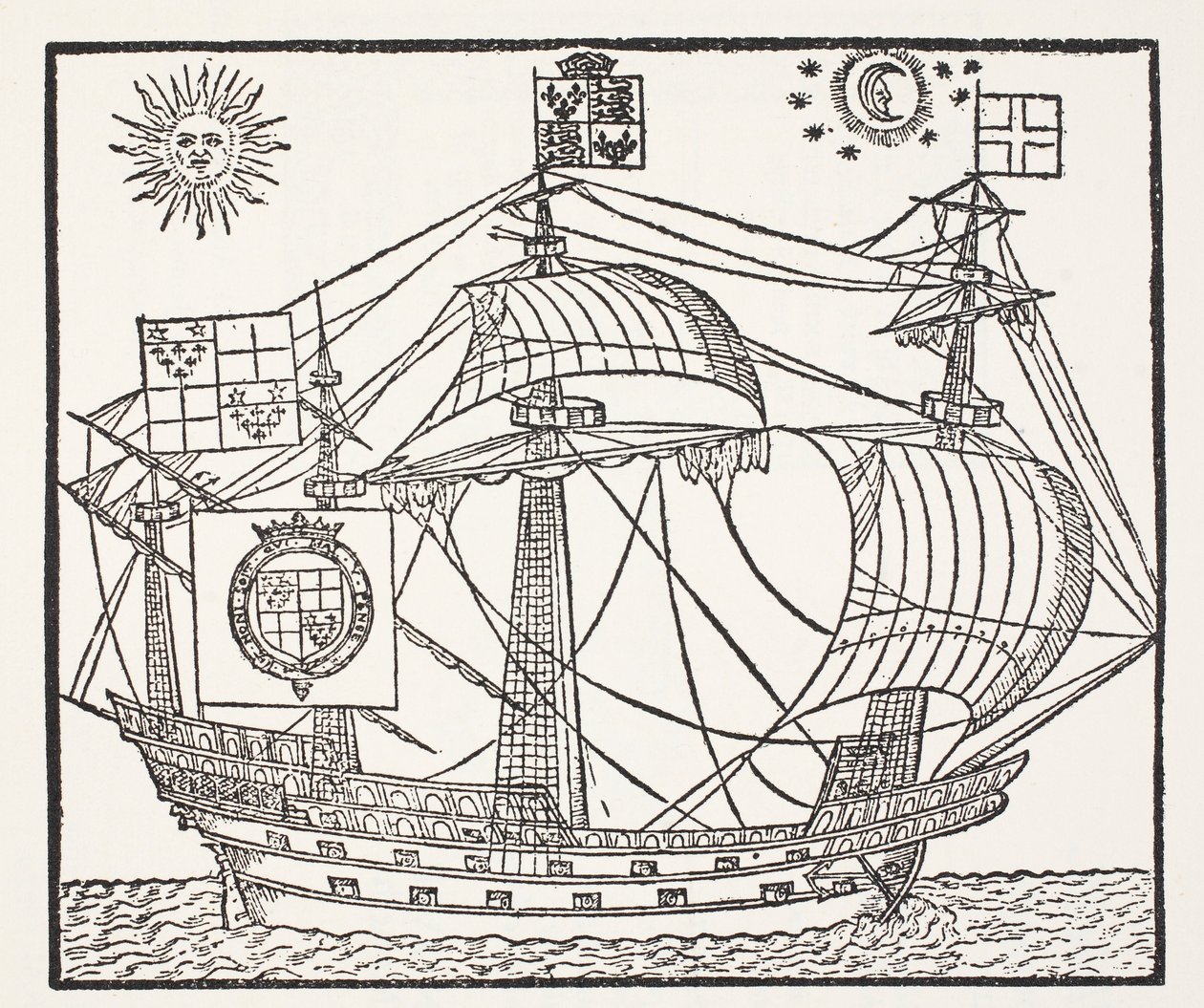 Prognostikasyon sonsuz, L. & T. Digges tarafından basılmıştır, T. Marshe tarafından basılmıştır, Londra, 1576 by English School