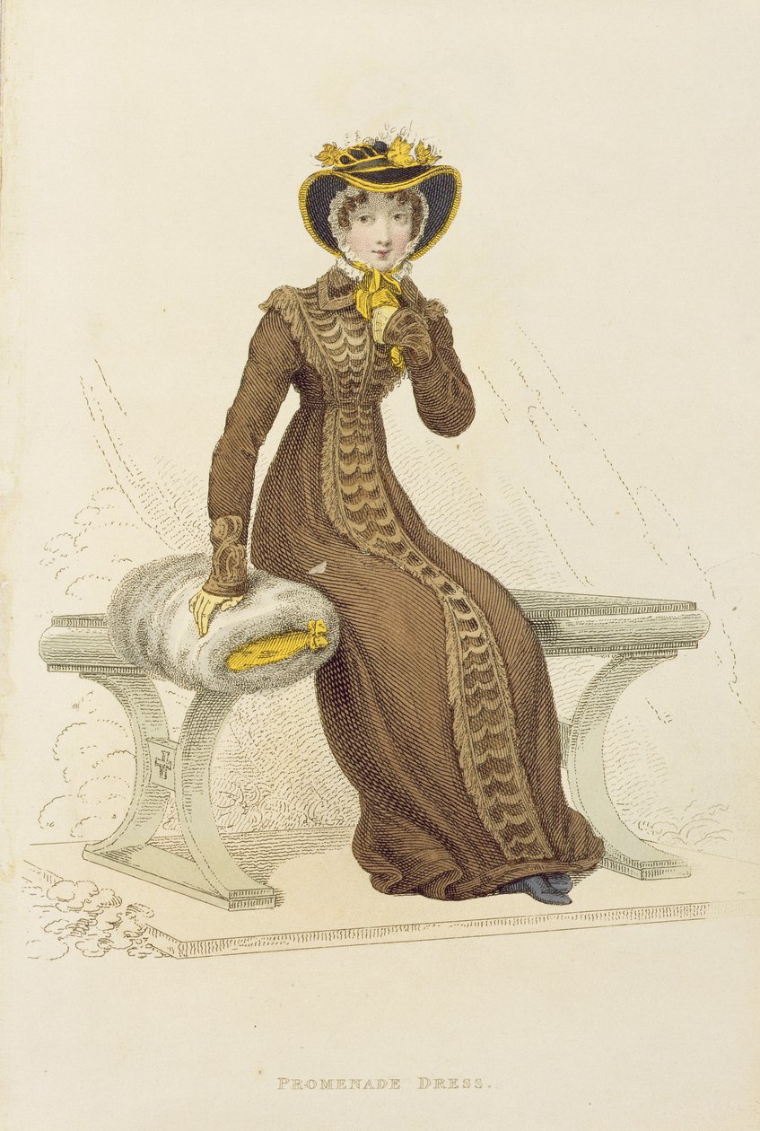 Gezinti elbisesi, Ackermanns Repository of Arts