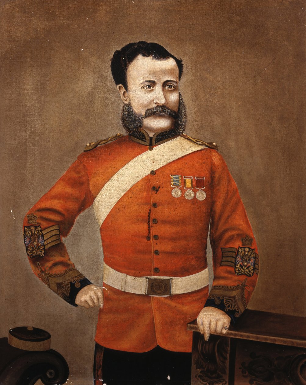 Çeyrek Uzman Çavuş H. Crisp, Portsmouth Milis Birimi, Kraliyet Mühendisleri, 1894 by English School