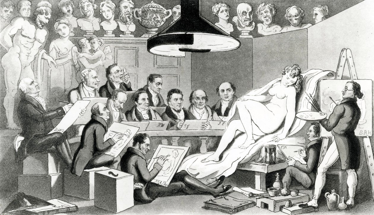 Sherwood, Jones & Co., 1824 tarafından yayınlanan Life Academy Somerset House