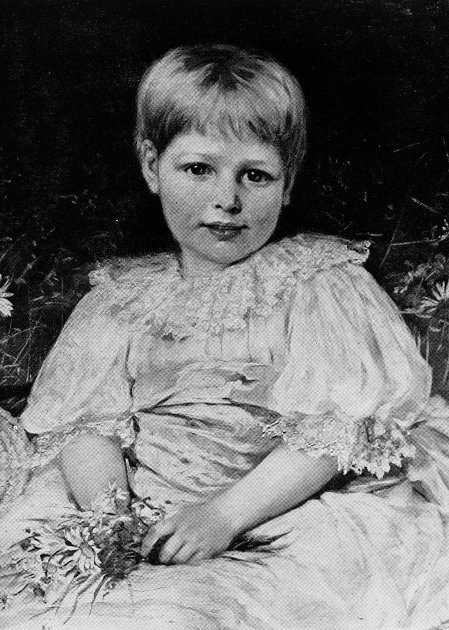 Radclyffe Hall (1896-1943) 5 yaş by English School