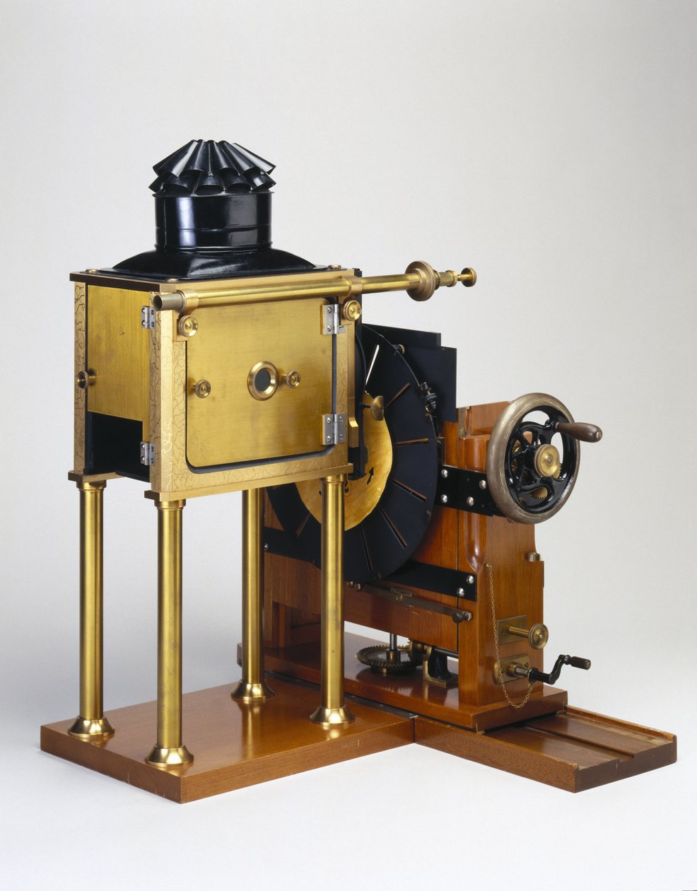 Eadweard Muybridge (1830-1904) 1880 (ahşap) tarafından tasarlanan zoopraxiscope