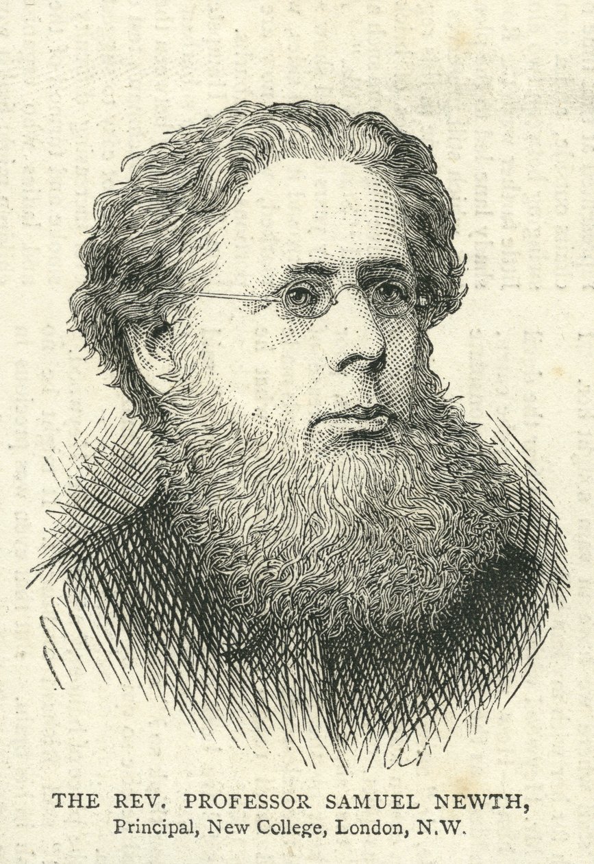 Rev Samuel Newth (1821–98), Grafikten Örnekleme 10 Temmuz 1875 by English School