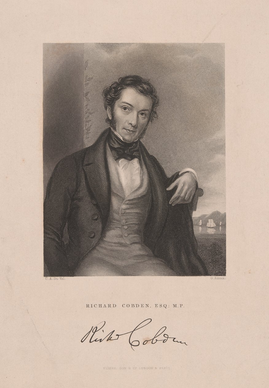 Richard Cobden, c.1843 (gravür) by English School