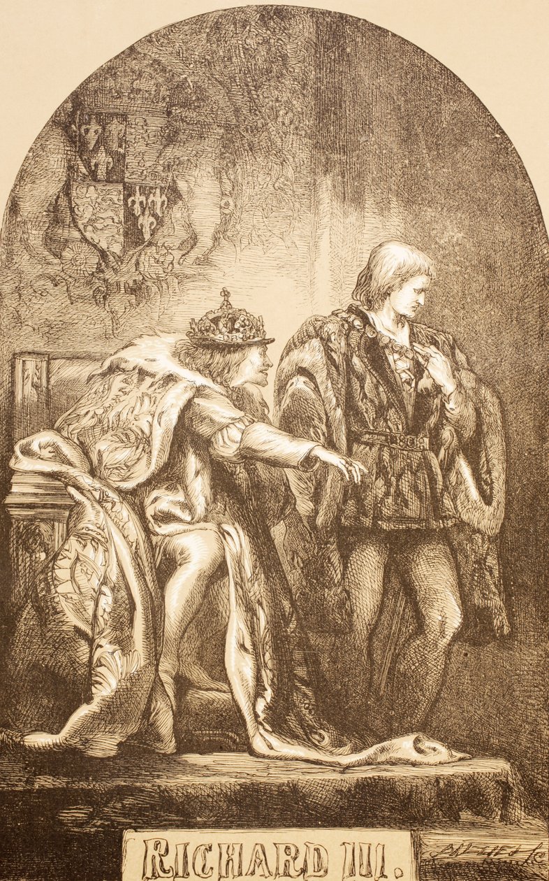 Richard III, 1890 (lito) by English School