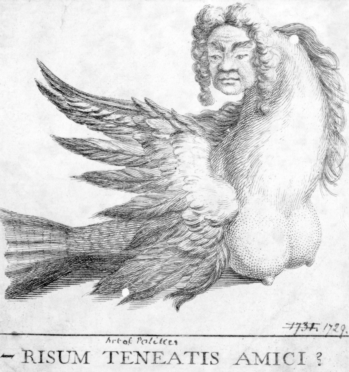 Gülmeye devam ediyor musunuz arkadaşlar? (Arkadaşlar gülmeden durabilir misiniz?), 1729 by English School