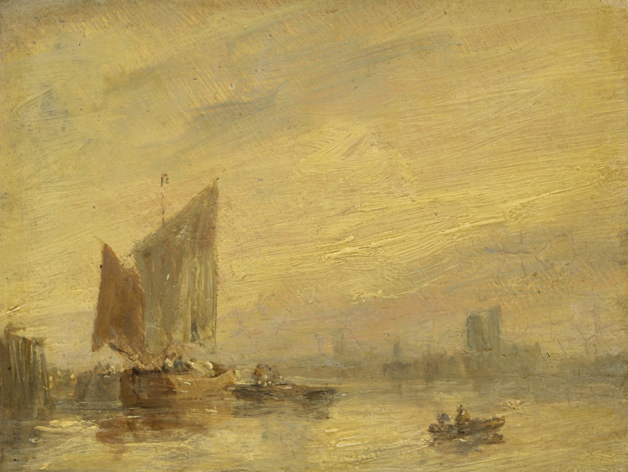 Nehir Sahnesi, Rouen by English School