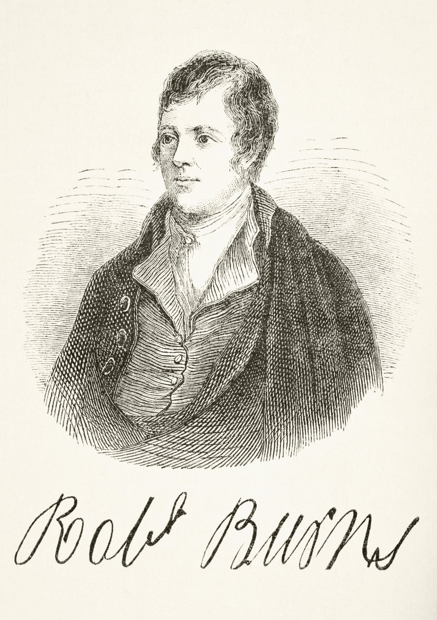 Robert Burns, William Hickman Smith Aubrey (1858-1916) tarafından yayınlanan 